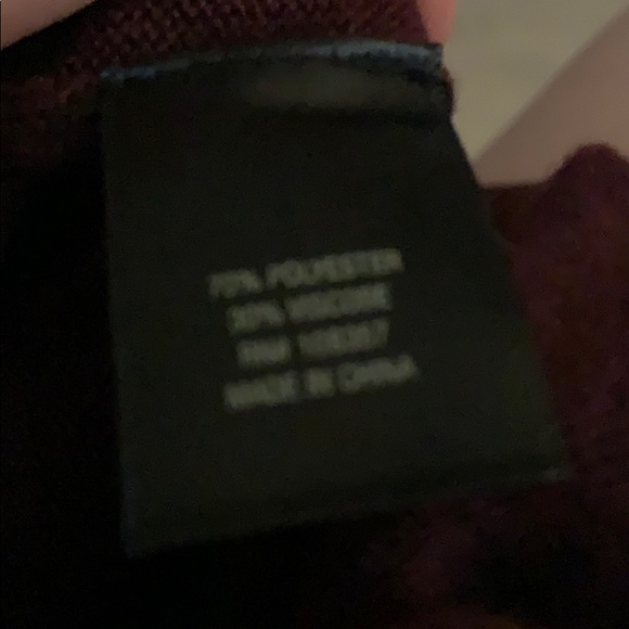 Maroon Sweater Dress - Picture 7 of 7